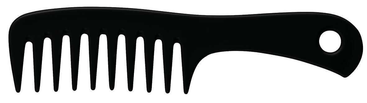 WIDE TOOTH COMB BLACK