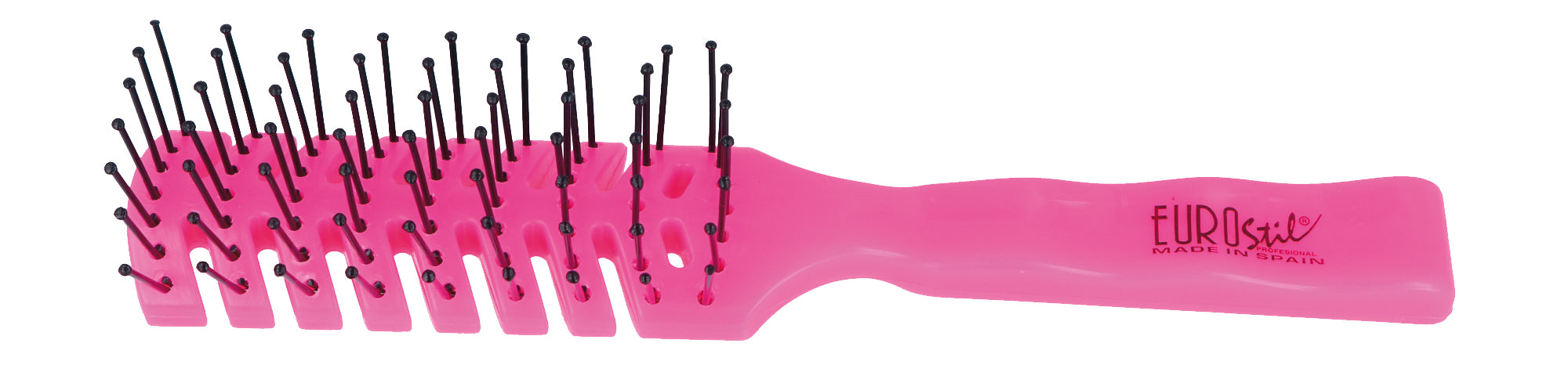 LARGE VENT BRUSH WITH BALL PINS COLORED