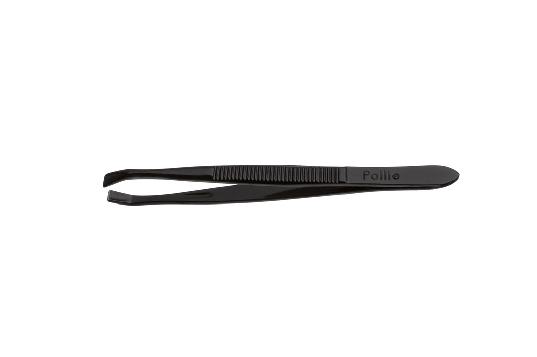 FLAT TWEEZERS 8CM BLACK