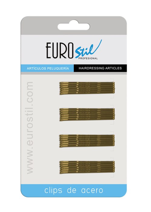 WAVED CLIP CARD BROWN