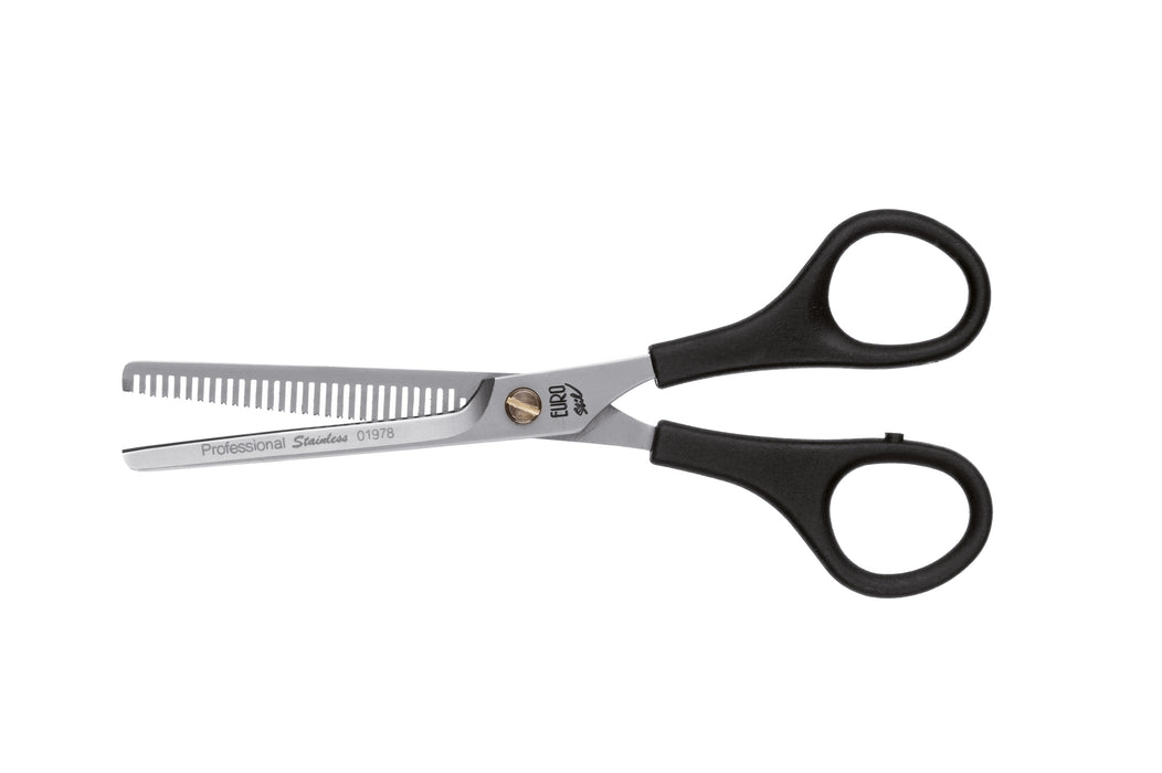 Thinning Scissors Plastic Handle 6"
