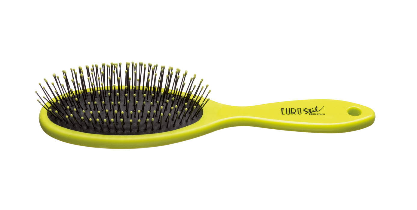 OVAL DETANGLING BRUSH GREEN