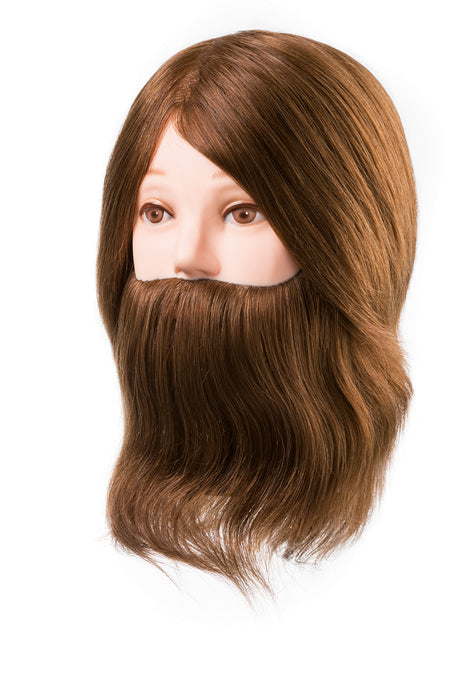 Daniel Training Head Natural with Beard 15-18cm
