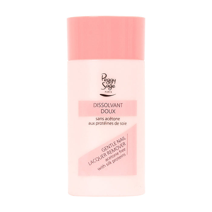 Gentle nail lacquer remover