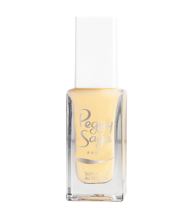 Nail care lacquer with silicon