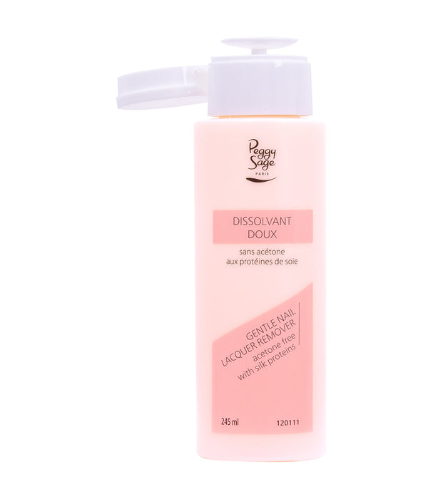 Gentle nail lacquer remover