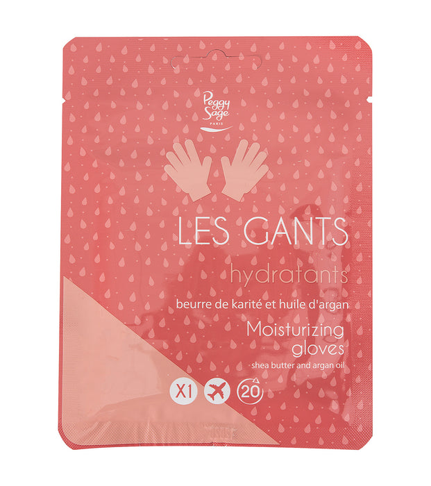 Moisturizing handcare gloves