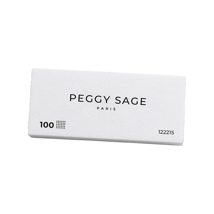 Pack 10 white slim sanding nail blocks