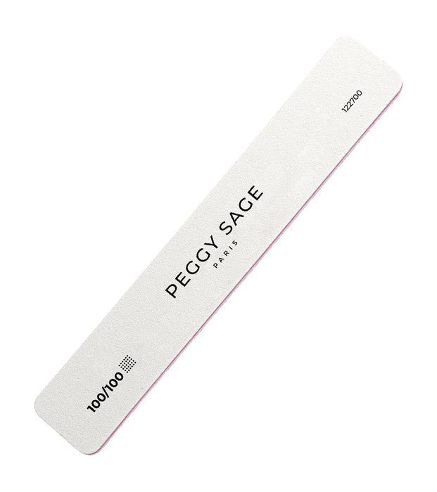 2-way washable rectangular nail file 100/100
