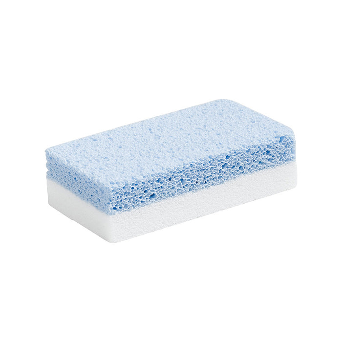 White-blue pumice stone manicure and pedicure