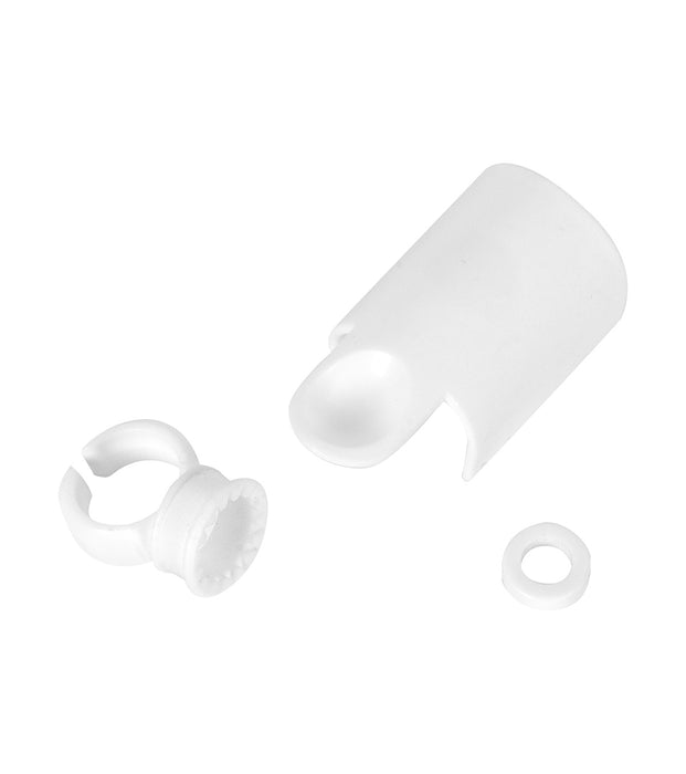Disposable ring - with integrated lash and glue holder