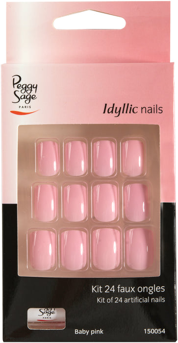 Set of 24 Idyllic Nails artificial nails
