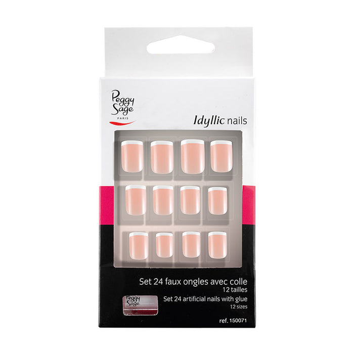 Set of 24 Idyllic Nails artificial nails