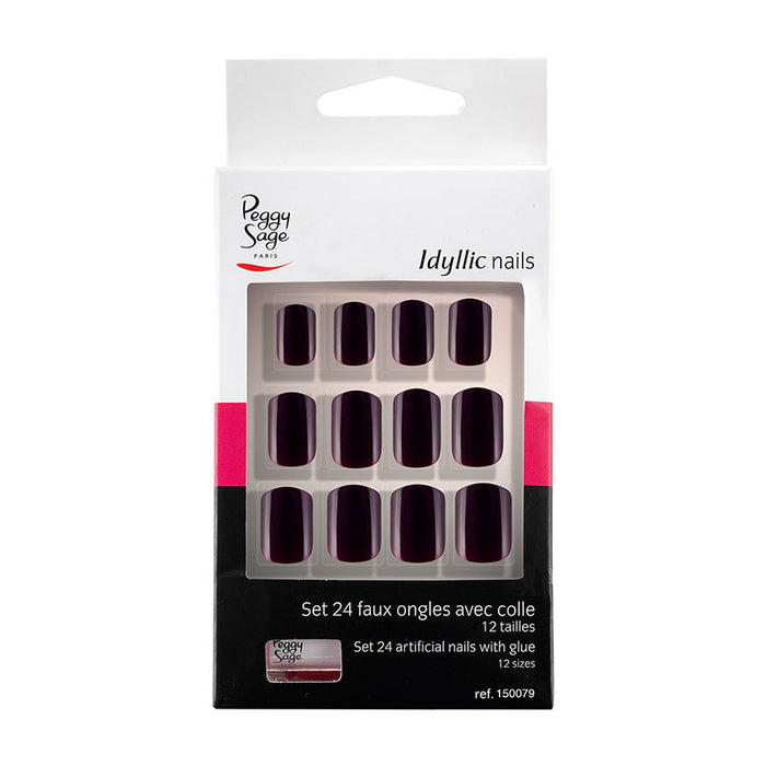 Set of 24 Idyllic Nails artificial nails