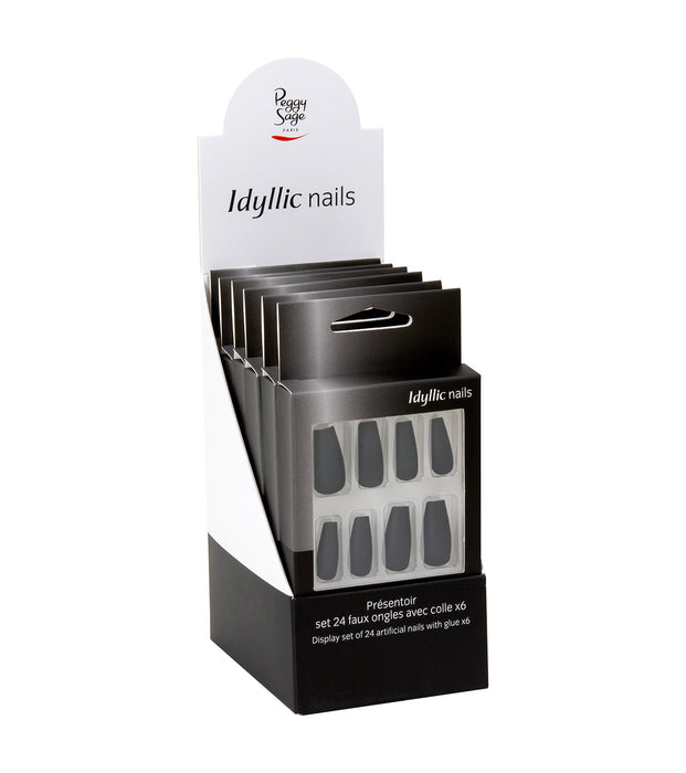 Display - Set 24 Idyllic Nails artificial nails