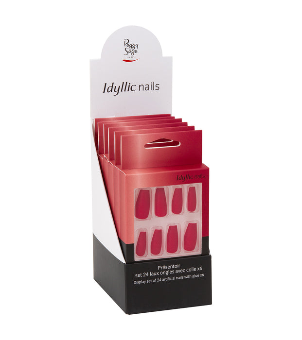 Display - Set 24 Idyllic Nails artificial nails