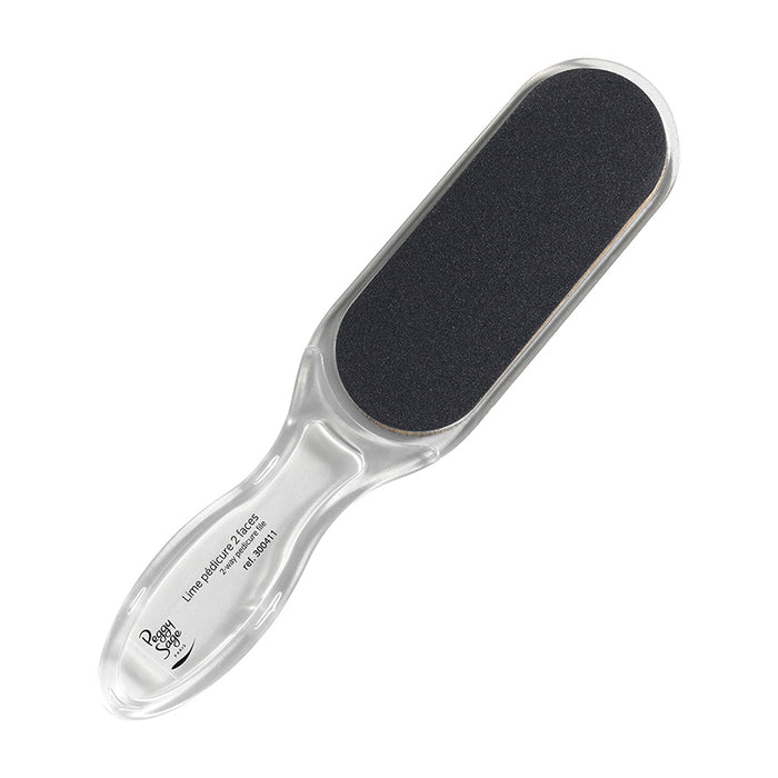 Ergonomic ceramic 2-way pedicure file