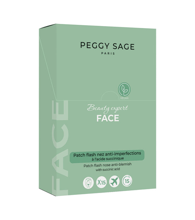 Flash nose patches for anti-blemish with succinic acid