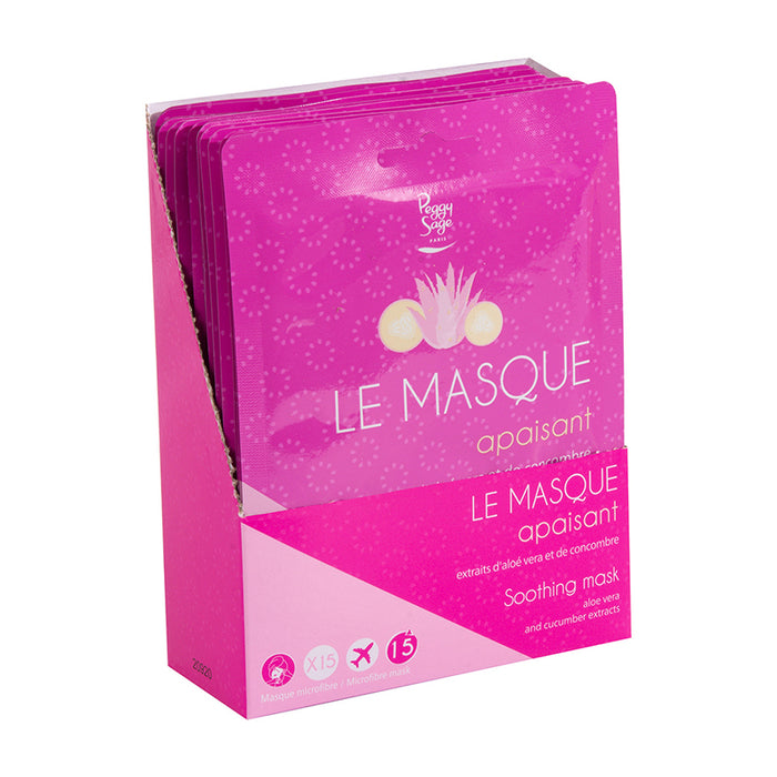 Soothing microfibre mask