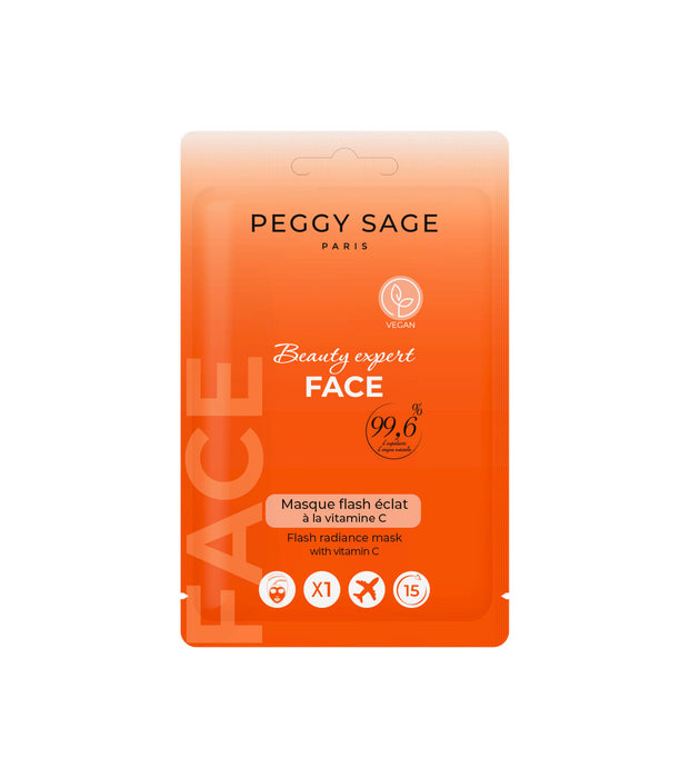 Flash radiance masks with vitamin C