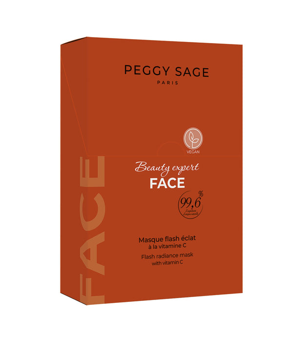 Flash radiance masks with vitamin C
