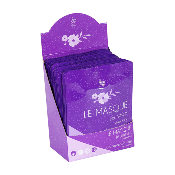 Juvenescence face and neck microfibre mask
