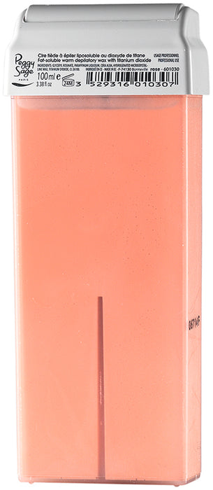 Cartridge of warm depilatory wax