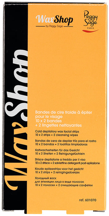 Cold depilatory wax strips