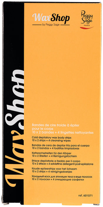 Cold depilatory wax strips