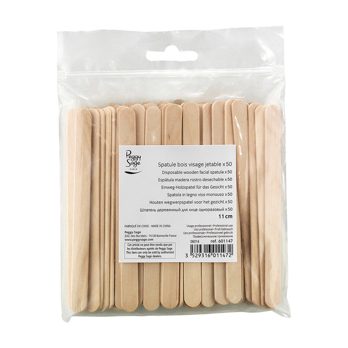 Disposable wooden facial spatula x 50
