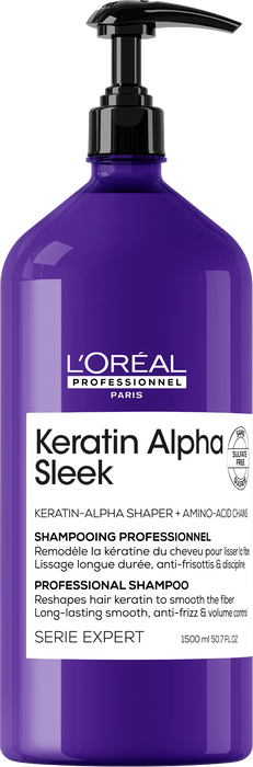 L'Oreal Serie Expert Keratin Alpha Sleek Shampoo