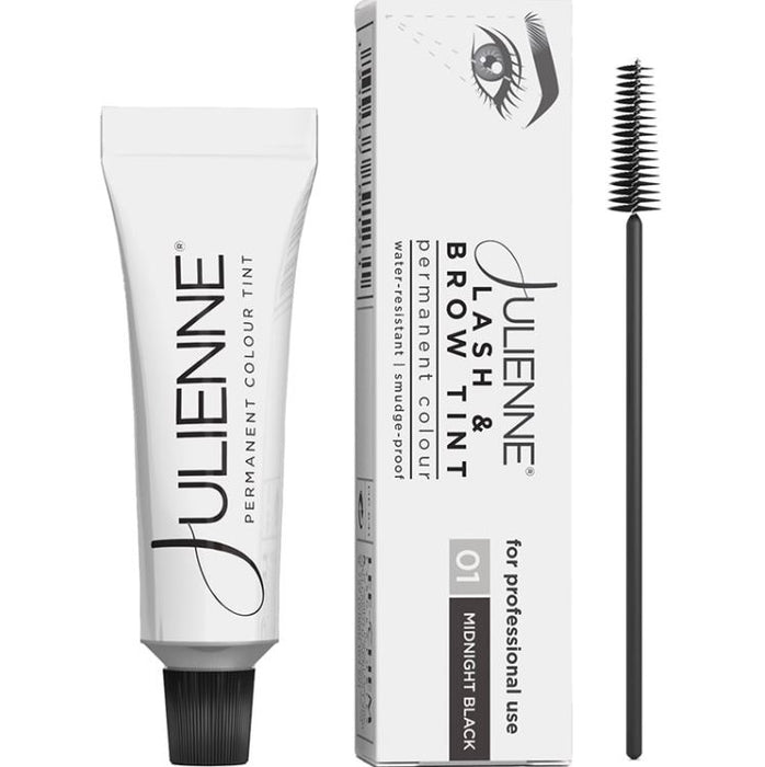 Julienne Eyelash and Eyebrow Tint Midnight Black 15ml