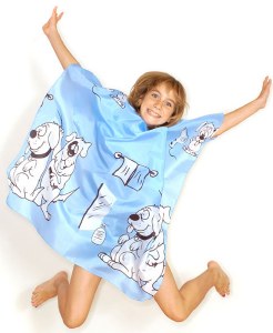 Hair Tools Children's Doggy Gown Blue
