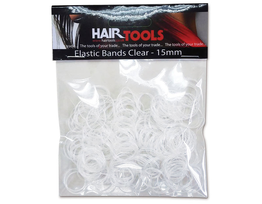 Hair Tools Clear Elastic Bands x 300