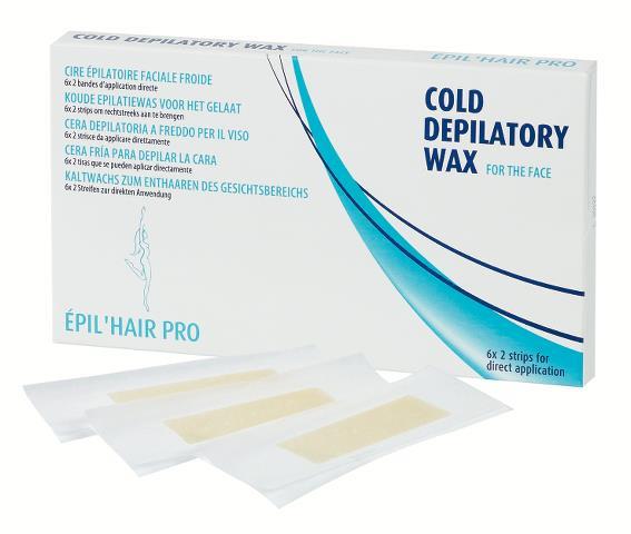 Sibel Cold Depilatory Wax Strips For Face