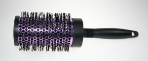Comby Hot Curling Brush Purple 75mm