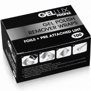 Salon System Gellux Remover Wraps (100)