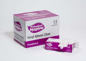 Vinyl Gloves Powdered Small 100