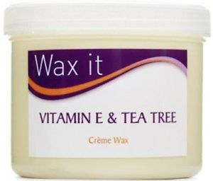 Wax It Creme Depilatory Wax with Vitamin E & TeaTree 475g