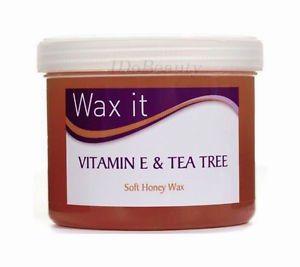 Wax It Soft Depilatory Wax with Vitamin E & Tea Tree 475g
